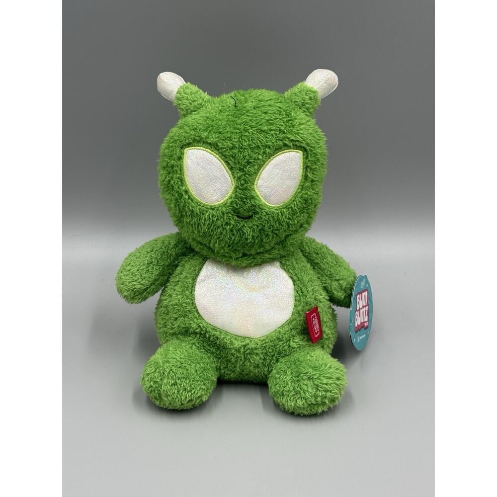 Kellytoy Bum Bumz Matt the Alien Plush 9 Inch Green Stuffed Animal